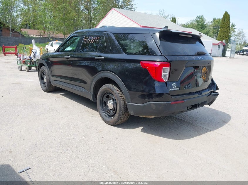 Vin: 1fm5k8aw4pna08161, lot: 45651561, ford police interceptor utility 20233