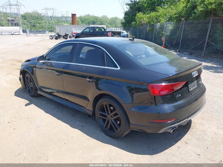 Vin: wauj8gff5h1044886, lot: 45651574, audi a3 2.0t premium 20173