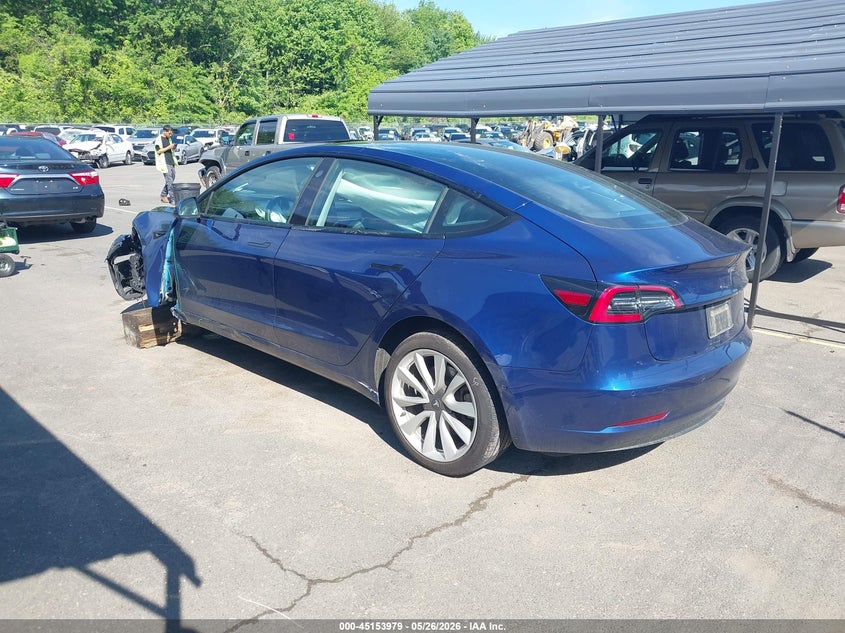 Vin: 5yj3e1eb4mf087794, lot: 45651643, tesla model 3 long range 20213