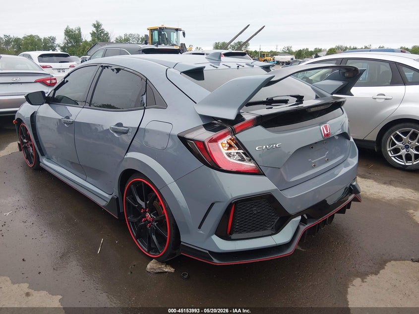 Vin: shhfk8g72ku202721, lot: 45651657, honda civic type r touring 20193