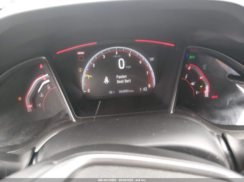 2019 Honda Civic Type R Touring VIN: SHHFK8G72KU202721 Lot: 45153993