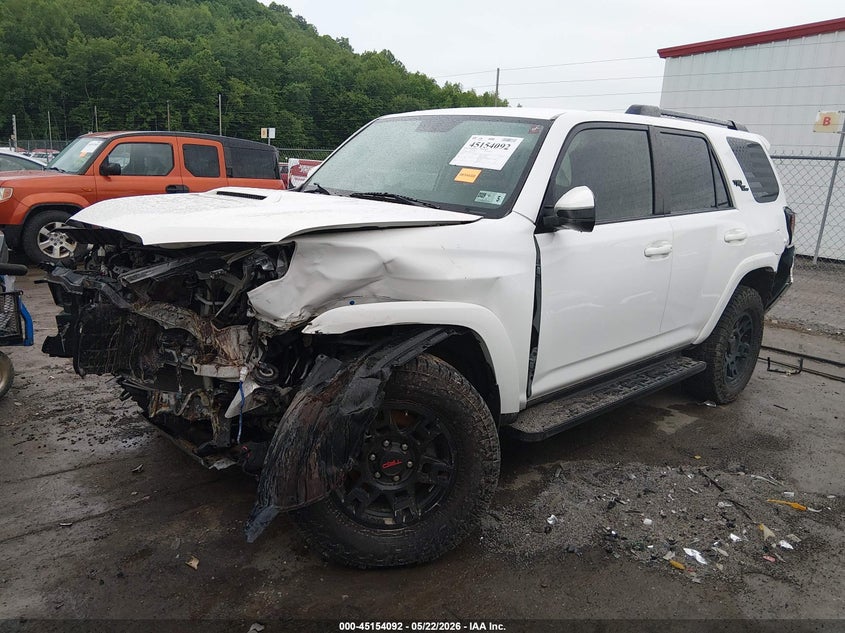 Vin: jtebu5jr8k5711275, lot: 45651757, toyota 4runner trd off road 20192