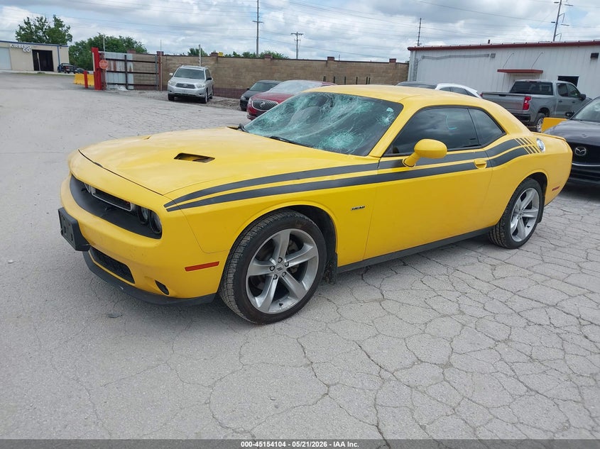 Vin: 2c3cdzbt6hh568343, lot: 45651768, dodge challenger r/t 20172