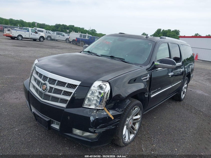 Vin: 1gys4kef9dr341754, lot: 45651844, cadillac escalade esv platinum edition 20132