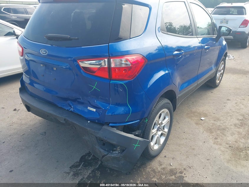 2019 Ford Ecosport Se VIN: MAJ3S2GE6KC308592 Lot: 45154194