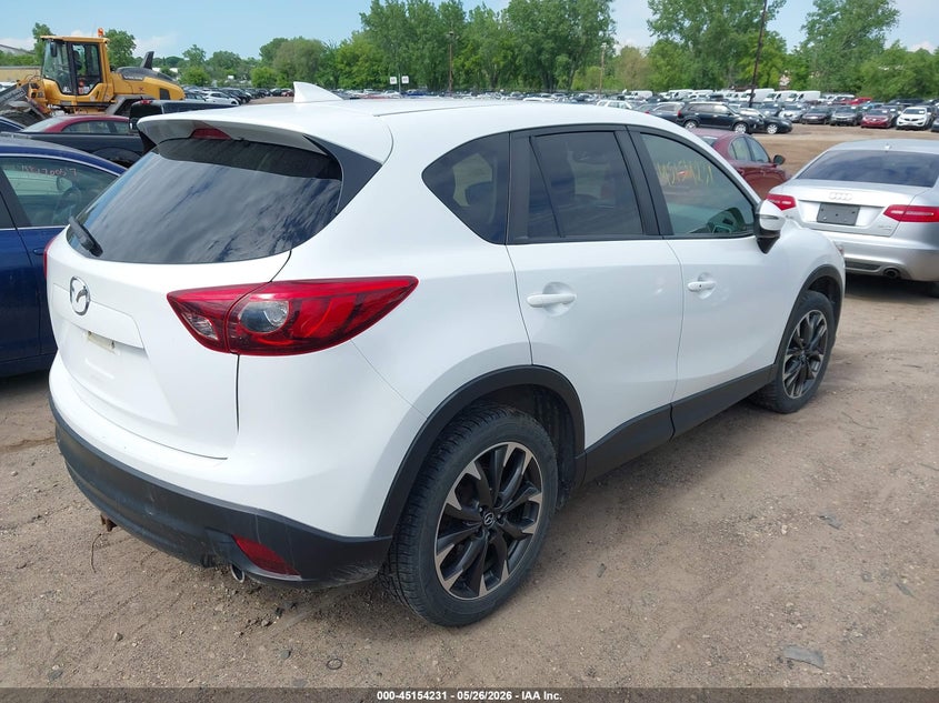 Vin: jm3ke4dy1g0695429, lot: 45651895, mazda cx-5 grand touring 20164