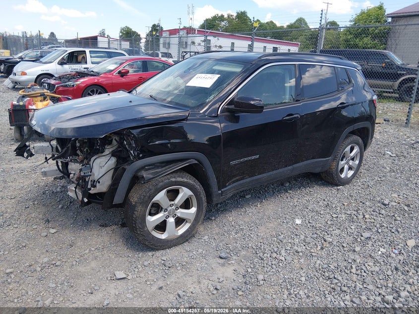 Vin: 3c4njdbb8ht628606, lot: 45651921, jeep new compass latitude 4x4 20172
