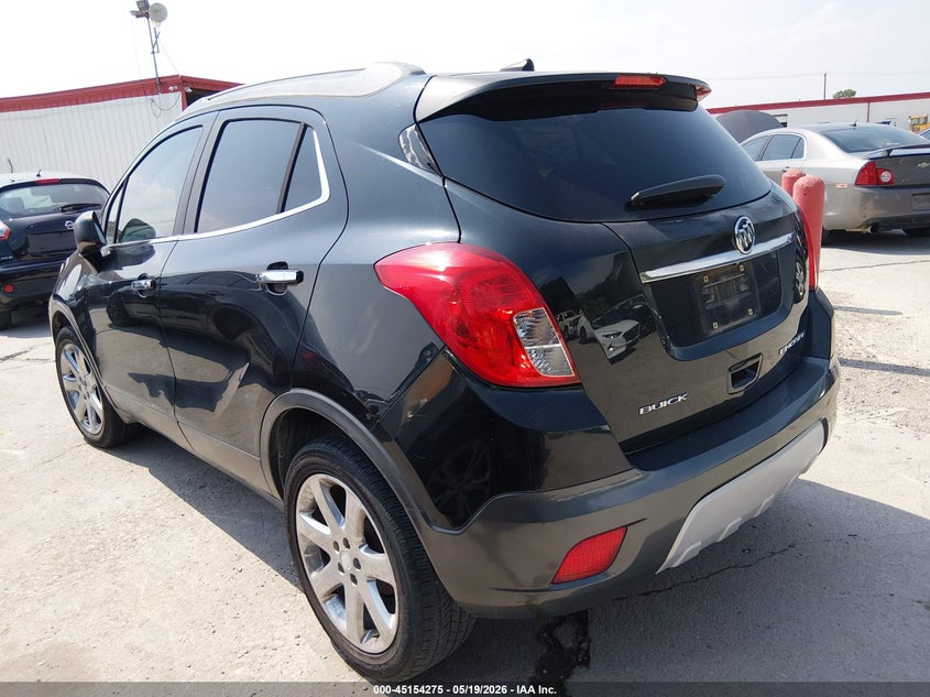 Vin: kl4cjcsb4db061074, lot: 45651939, buick encore leather 20133