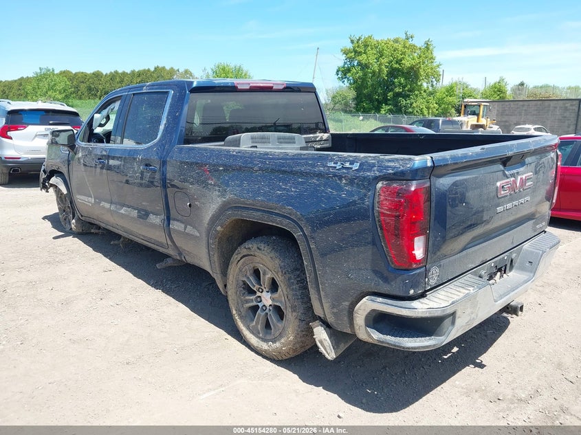 Vin: 1gtu9bed6kz413683, lot: 45651944, gmc sierra 1500 sle 20193