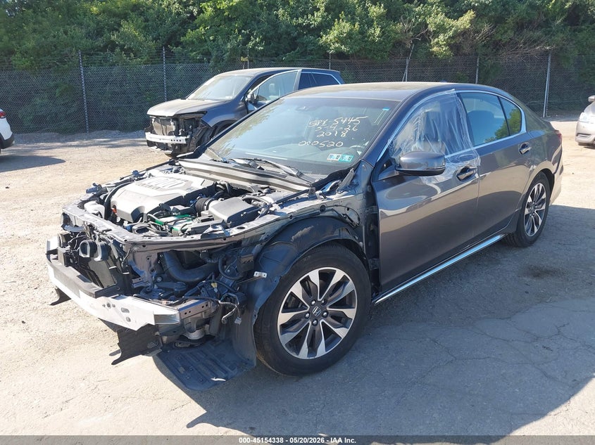Vin: jh4kc1f53jc000520, lot: 45652002, acura rlx 20182