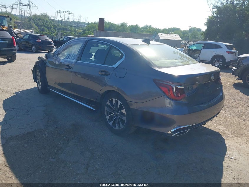 Vin: jh4kc1f53jc000520, lot: 45652002, acura rlx 20183