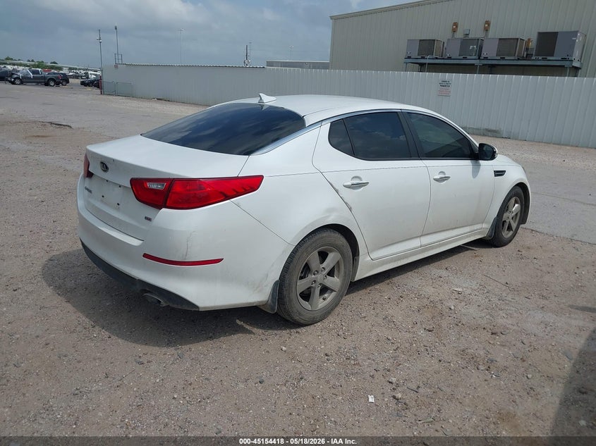 2015 KIA OPTIMA SEDAN 2.4L I-4 DI, DOHC, VVT, 192HP