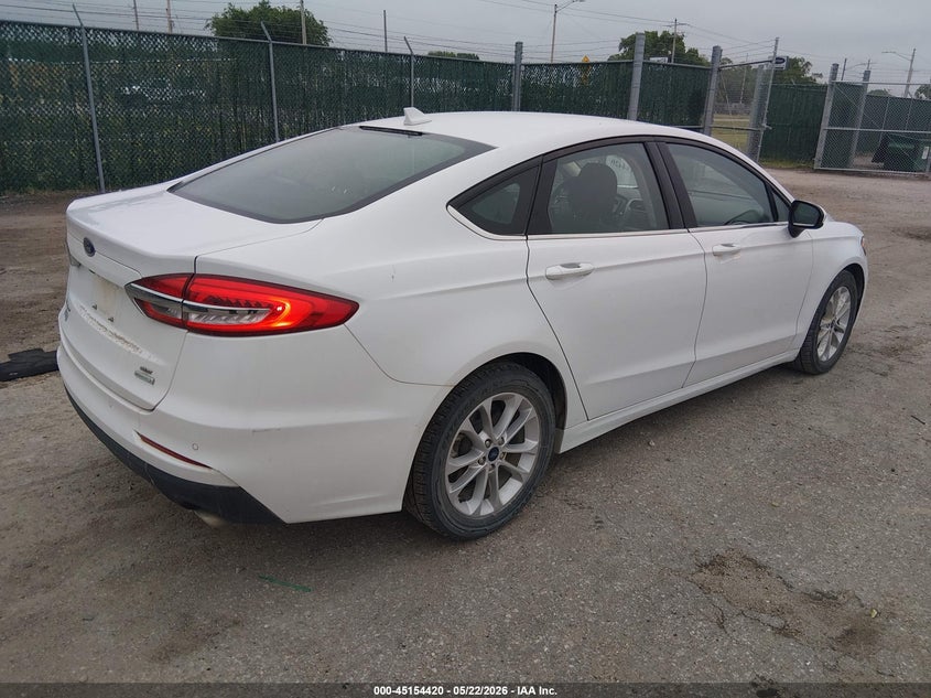 Vin: 3fa6p0hd5lr171088, lot: 45652084, ford fusion se 20204