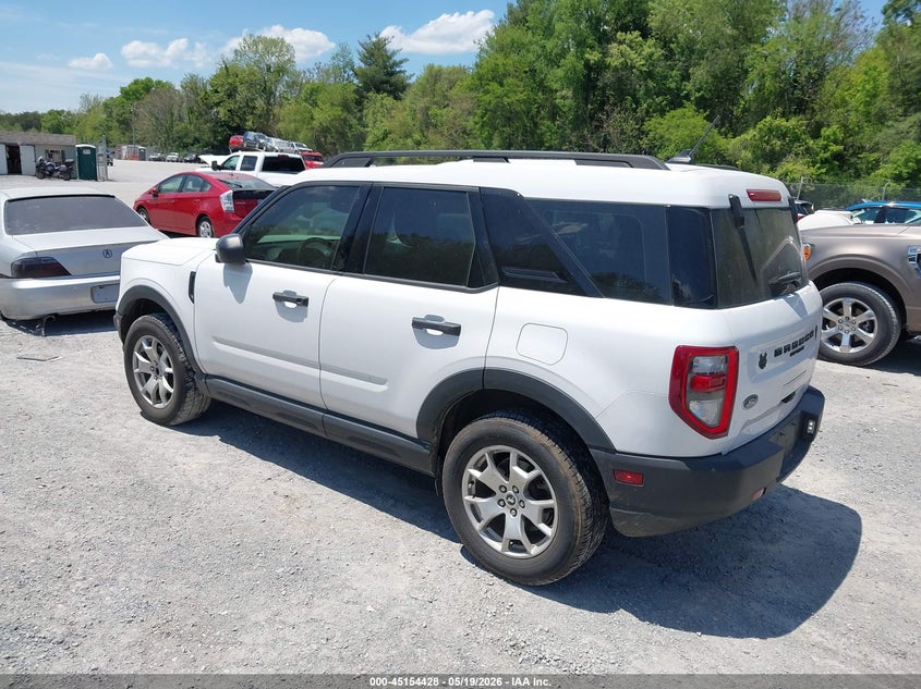 2023 FORD BRONCO SPORT SPORT UTILITY VEHICLE 1.5L I-3 DI, DOHC, VVT, TURBO, 181HP