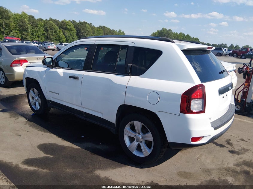 Vin: 1c4njcba6ed536137, lot: 45652109, jeep compass sport 20143