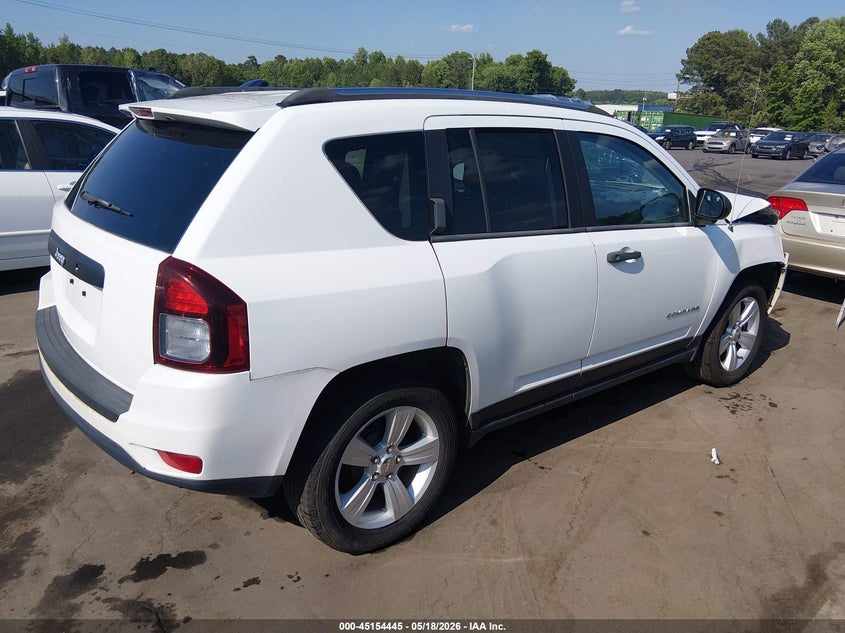 Vin: 1c4njcba6ed536137, lot: 45652109, jeep compass sport 20144