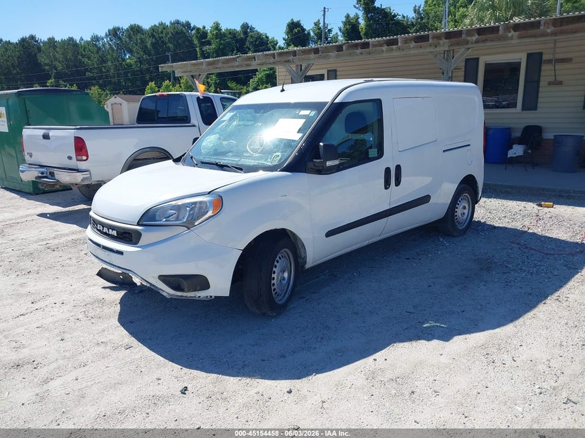 Vin: zfbhrfab1n6w18351, lot: 45652122, ram promaster city cargo van 20222