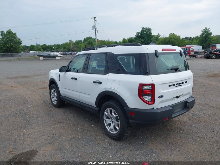 Vin: 3fmcr9a60prd37414, lot: 45652162, ford bronco sport 20233