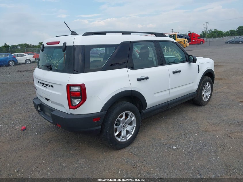 Vin: 3fmcr9a60prd37414, lot: 45652162, ford bronco sport 20234