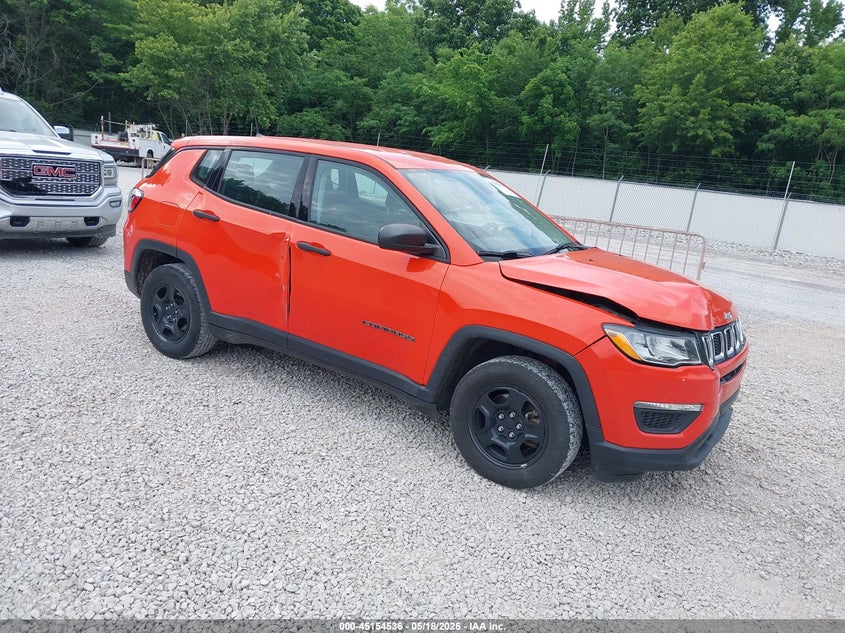Vin: 3c4njcab6mt572218, lot: 45652200, jeep compass sport fwd 2021 img_1