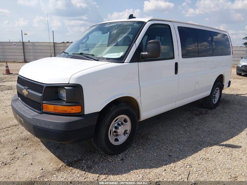 Vin: 1gawgeff1g1276814, lot: 45652206, chevrolet express 2500 ls 20162