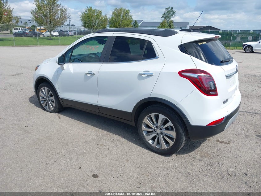 Vin: kl4cjasb3jb566720, lot: 45652229, buick encore preferred 20183