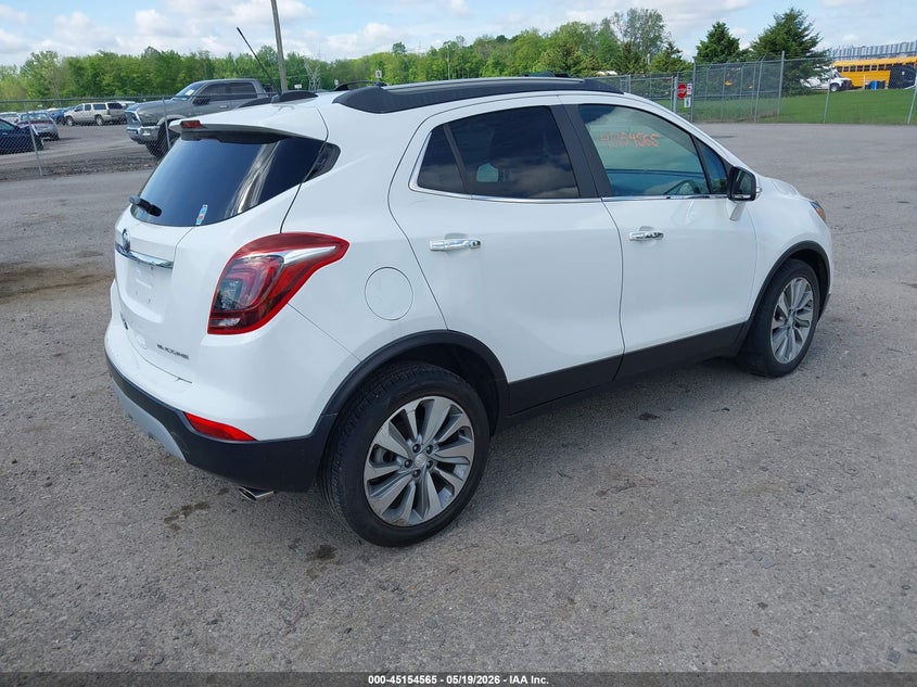 Vin: kl4cjasb3jb566720, lot: 45652229, buick encore preferred 20184