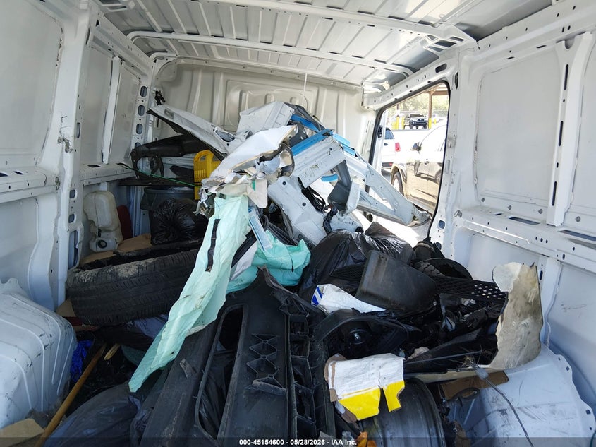 2021 Ram Promaster 1500 Low Roof 136 Wb VIN: 3C6LRVAG8ME567203 Lot: 45154600