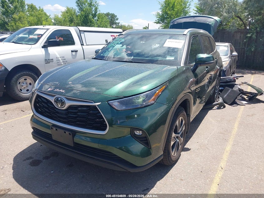 Vin: 5tdkbrch9ss667660, lot: 45652274, toyota highlander hybrid xle 20252