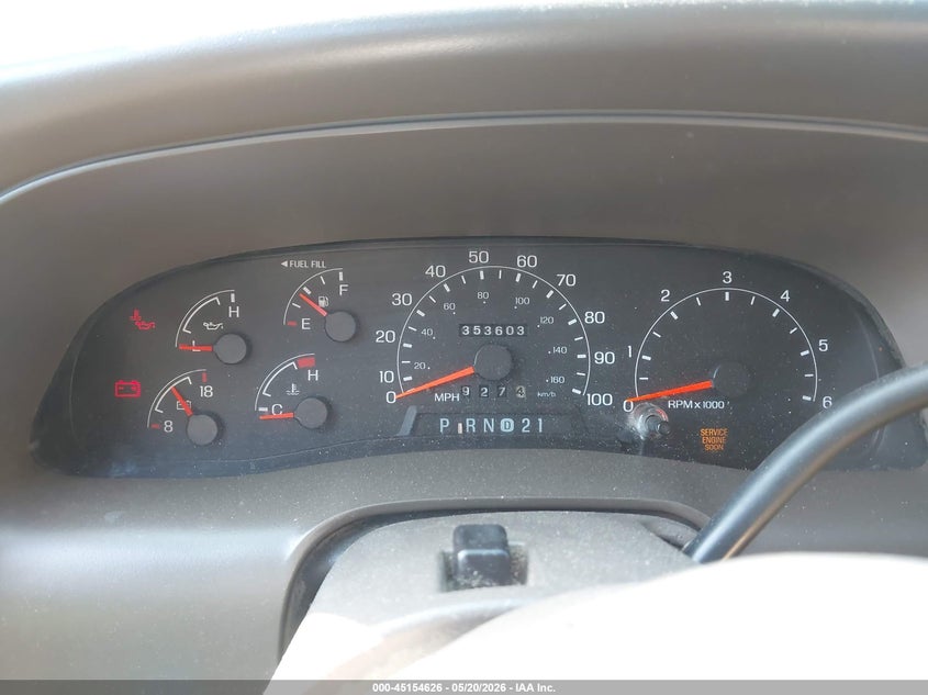 2000 Ford Excursion Limited VIN: 1FMNU43S5YEA99911 Lot: 45154626
