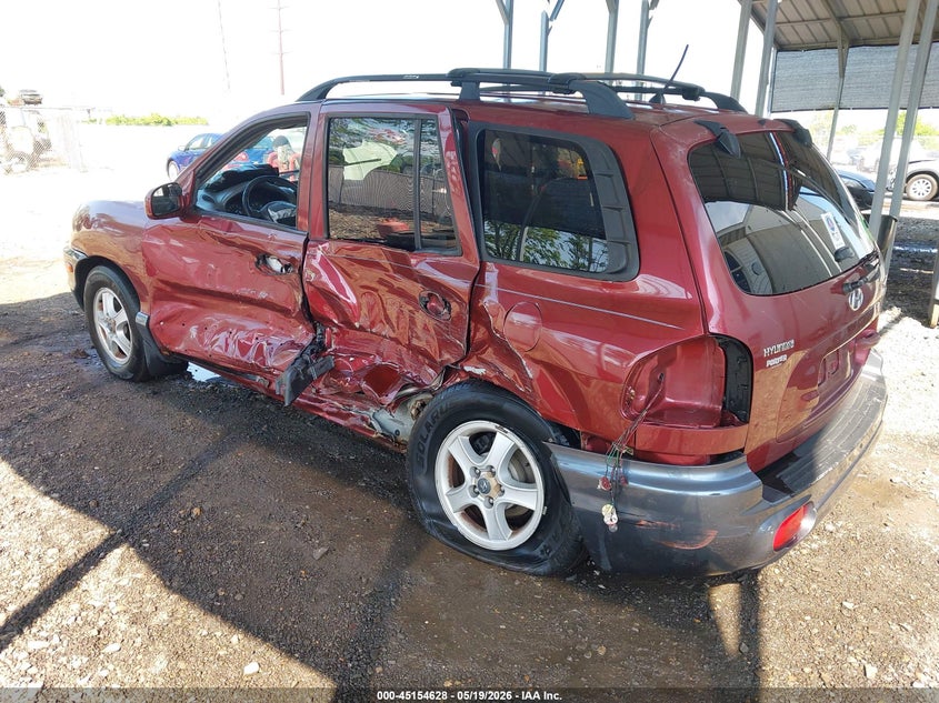HYUNDAI SANTA FE 2004 VIN KM8SC73E54U811299