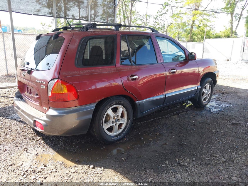 HYUNDAI SANTA FE 2004 VIN KM8SC73E54U811299