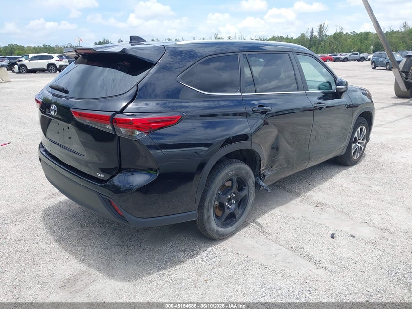 Vin: 5tdkdrah8ps020106, lot: 45652350, toyota highlander xle 20234