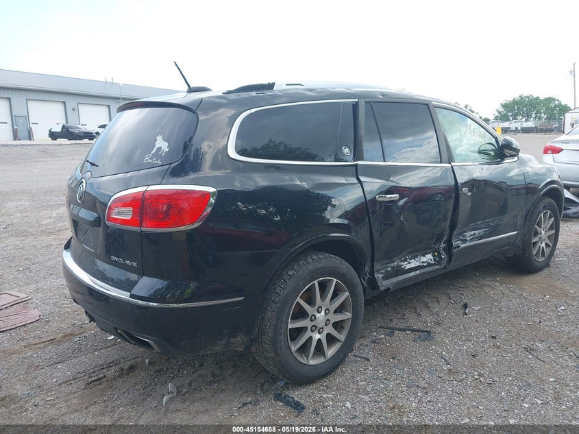 Vin: 5gakrbkd3hj237776, lot: 45652352, buick enclave leather 20174