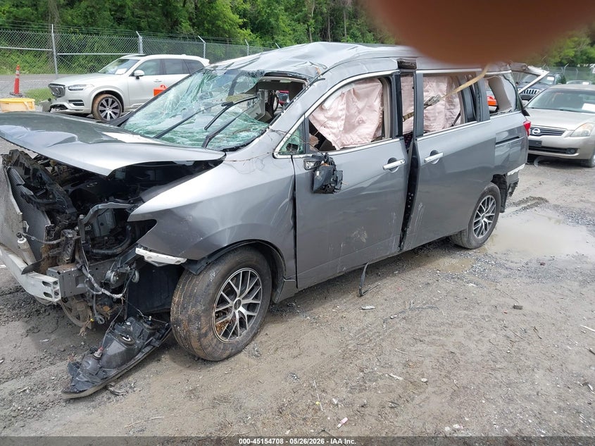 Vin: jn8ae2kp7f9122231, lot: 45652372, nissan quest s 20152