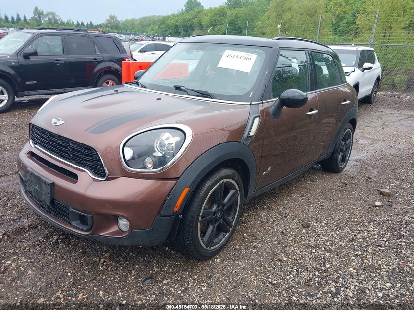 Vin: wmwzc5c53dwp33663, lot: 45652373, mini countryman cooper s 20132