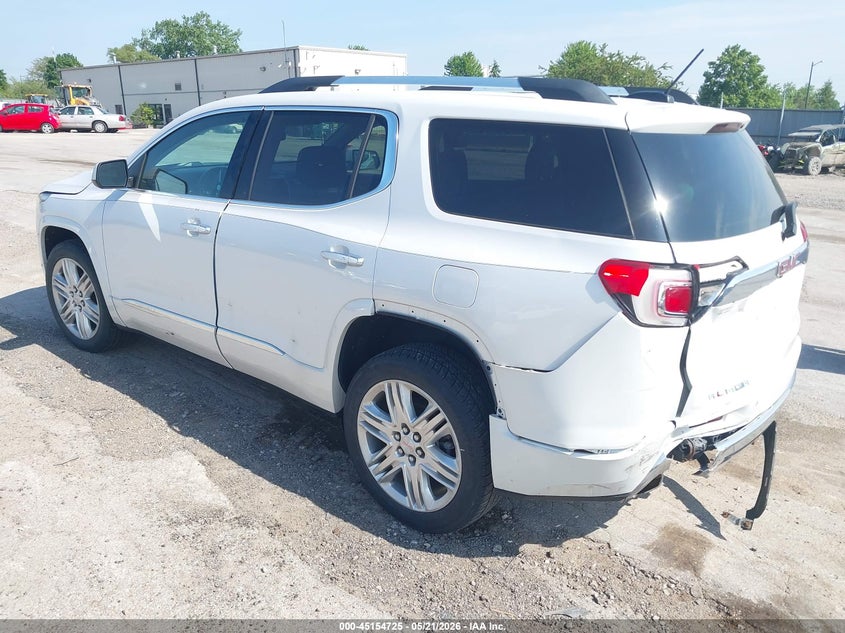 Vin: 1gkknxls5jz176334, lot: 45652389, gmc acadia denali 20183