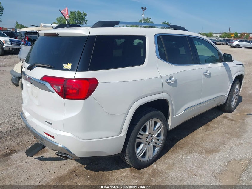 Vin: 1gkknxls5jz176334, lot: 45652389, gmc acadia denali 20184