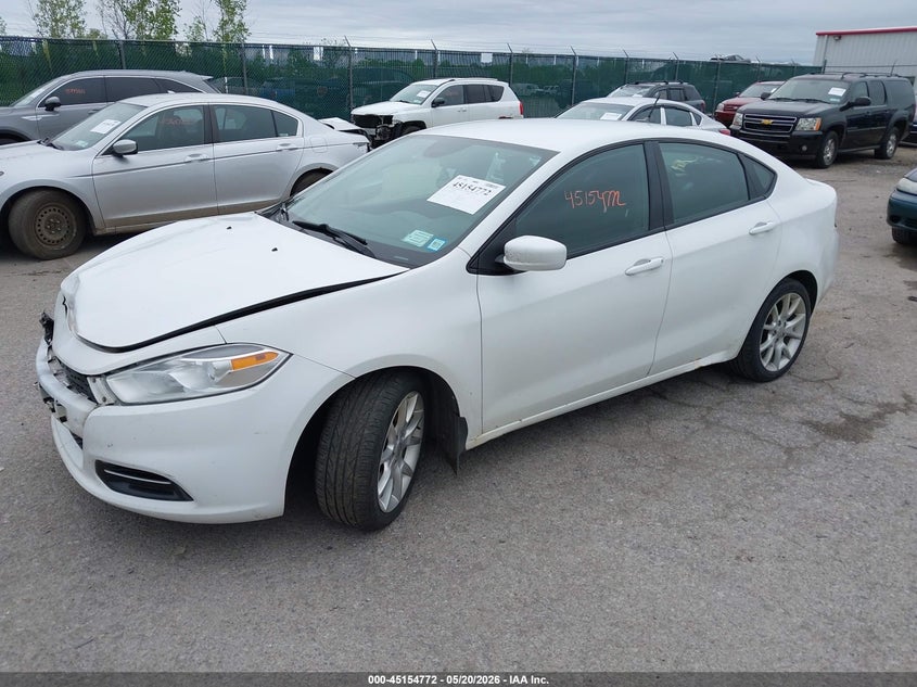 Vin: 1c3cdfbh5dd269556, lot: 45652437, dodge dart sxt 20132