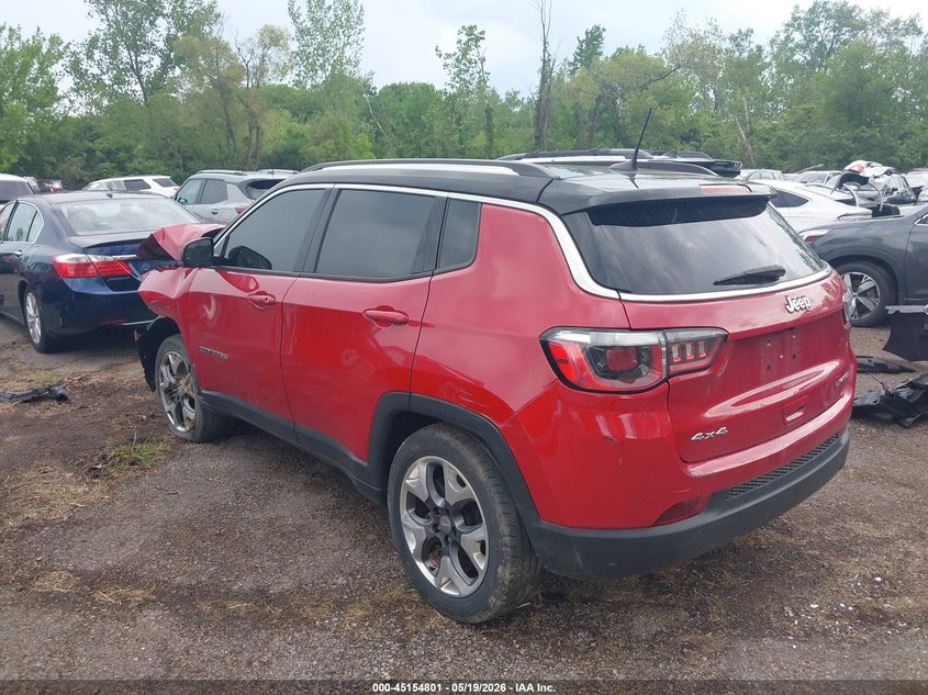 Vin: 3c4njdcb4jt153363, lot: 45652465, jeep compass limited 4x4 20183