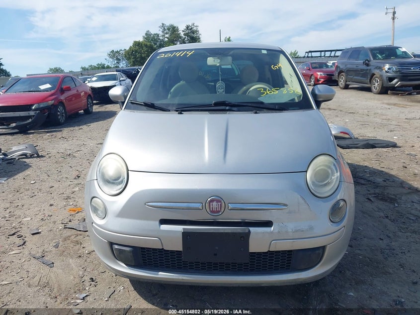 2012 Fiat 500 Pop VIN: 3C3CFFAR0CT365852 Lot: 45154802