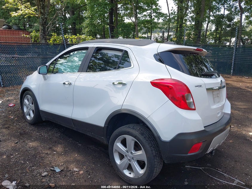 Vin: kl4cjdsb5gb607181, lot: 45652514, buick encore premium 20163