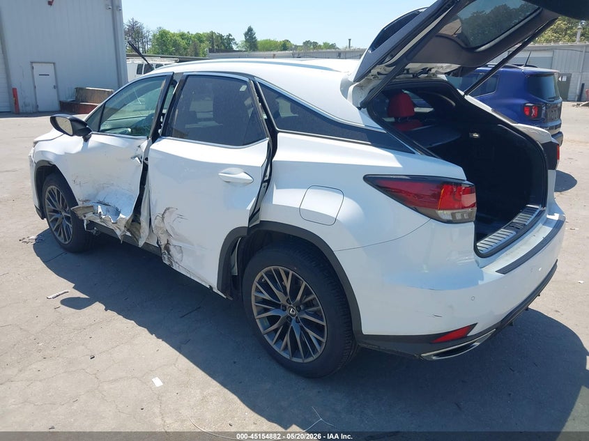 Vin: 2t2yzmda7mc305196, lot: 45652546, lexus rx 350 f sport handling 20213