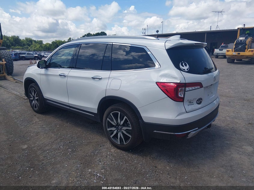 Vin: 5fnyf6h69mb084890, lot: 45652547, honda pilot awd touring 7 passenger 20213