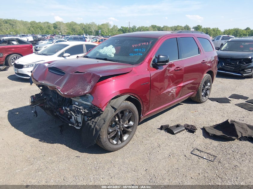 Vin: 1c4sdjctxmc692703, lot: 45652601, dodge durango r/t awd 20212