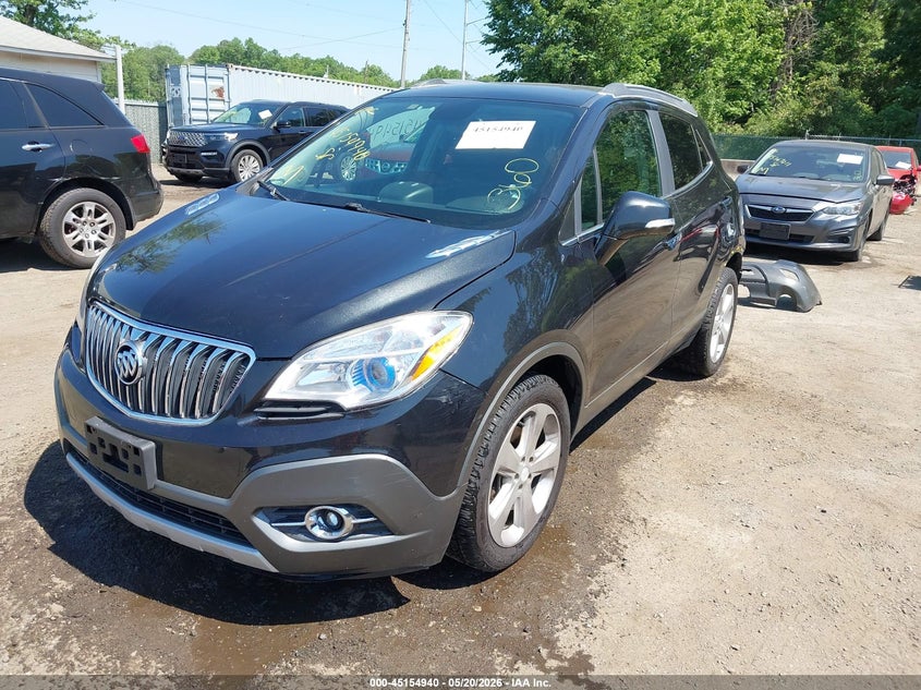 Vin: kl4cjcsb4gb584969, lot: 45652605, buick encore leather 20162