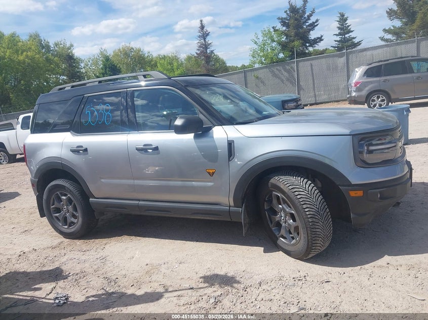 2023 Ford Bronco Sport Badlands VIN: 3FMCR9D90PRD11319 Lot: 45155038