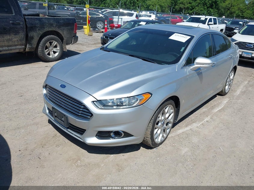 2014 Ford Fusion Titanium 3FA6P0K91ER283572 photo 1