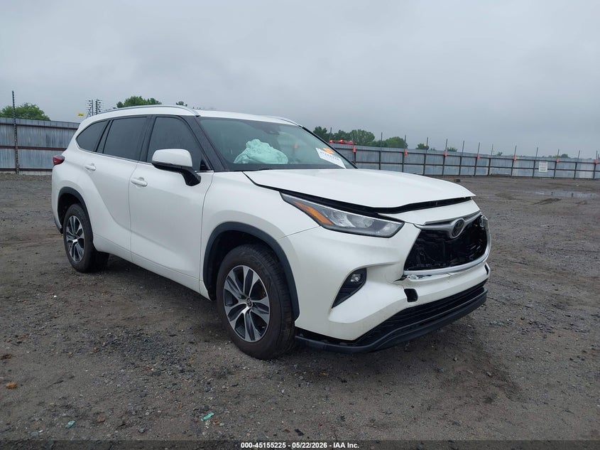 Vin: 5tdhzrah8ls513421, lot: 45652889, toyota highlander xle 2020 img_1