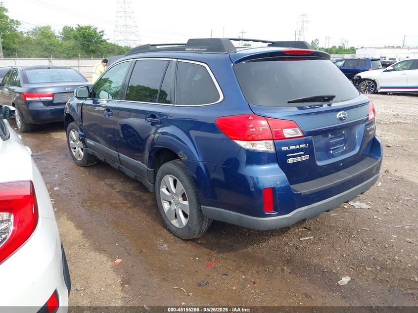 2010 SUBARU OUTBACK auction photo 3